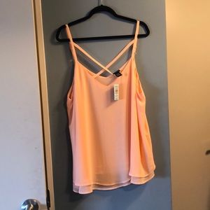 Bright pastel orange tank